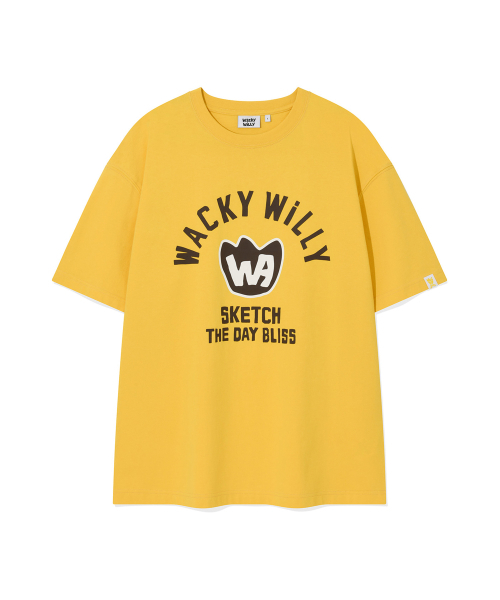 Wacky WiLLy(ワッキーウィリー)の「ポイントグラフィック半袖Tシャツイエロー(Tシャツ/カットソー・レディース・その他・SMALL/MEDIUM/LARGE)」の2枚目の写真