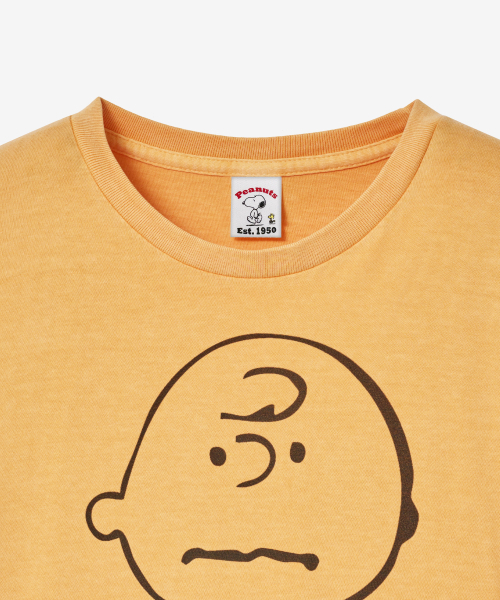 VTWO(ブイツー)の「チャーリーブラウン ピグメントTシャツ (YELLOW)(Tシャツ/カットソー・レディース・その他・SMALL/MEDIUM/LARGE)」の4枚目の写真
