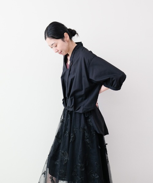 DOLLUPOOPS（ドールアップウップス）の「バタフライ刺繍チュールスカート（スカート・レディース・ベージュ系/グレー/ブラック・FREE）」の13枚目の写真