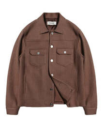 NODU（ノードユー）の「モダントラッカージャケット [ブラウン]（デニムジャケット）」