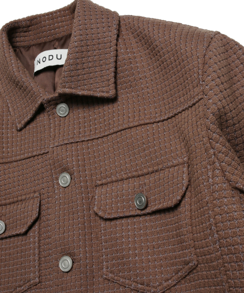 NODU（ノードユー）の「モダントラッカージャケット [ブラウン]（デニムジャケット・レディース・その他・MEDIUM/LARGE）」の4枚目の写真