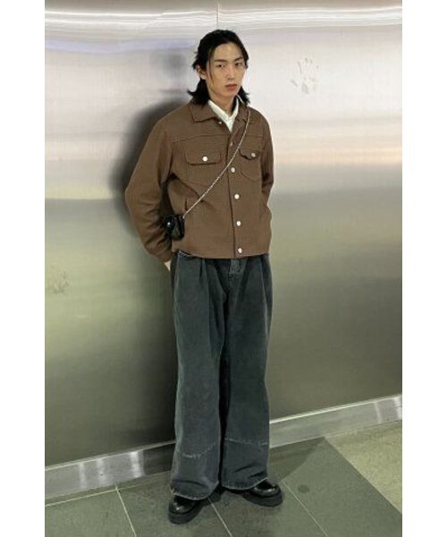 NODU（ノードユー）の「モダントラッカージャケット [ブラウン]（デニムジャケット・レディース・その他・MEDIUM/LARGE）」の11枚目の写真