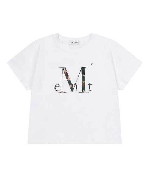 MUCENT(ムセント)の「バグスカモロゴクロップ半袖Tシャツ(2カラー)(Tシャツ/カットソー・レディース・ホワイト/ブラック・SHORT)」の2枚目の写真