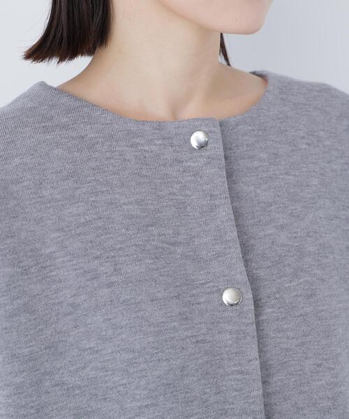NATURAL BEAUTY BASIC（ナチュラルビューティーベーシック）の「◇バイカラー接結カーディガン（カーディガン/ボレロ・レディース・ベージュ系その他/パープル系その他/グレー系その他・FREE）」の15枚目の写真