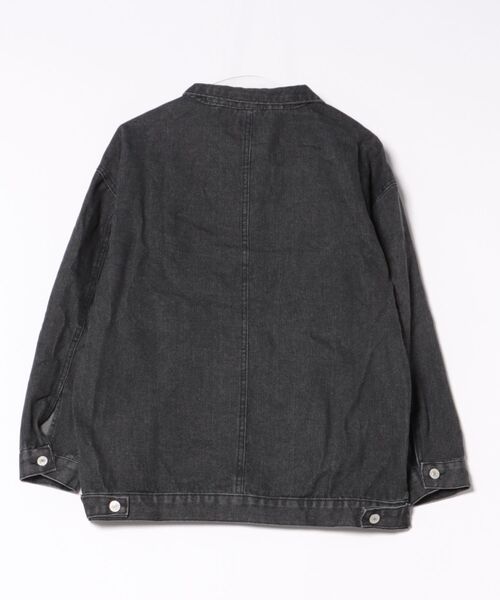 urge:(アージコロン )の「【URGE:】オーバーサイズ デニム ジャケット(デニムジャケット・レディース・グレー/ブルー・SMALL/MEDIUM/LARGE/X-LARGE)」の3枚目の写真