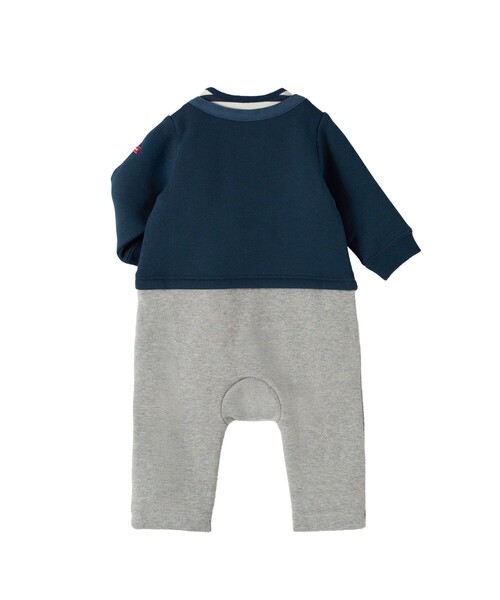 セール】カーディガン重ね着風 カバーオール（ロンパース）｜HOT