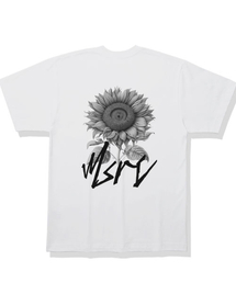 サンフラワーアッシュグレーTシャツホワイト