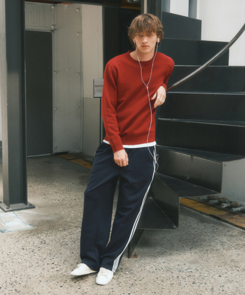 セール】ニュートロライントラックパンツ_NAVY(W25-PT25)（スウェット