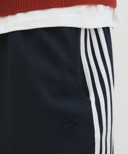 WEDNESDAY OASIS（ウェンズデーオアシス）の「ニュートロライントラックパンツ_NAVY(W25-PT25)（スウェットパンツ・メンズ・ネイビー・MEDIUM/LARGE）」の3枚目の写真