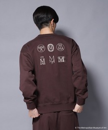 「The Met」ロゴ×アーカイブロゴ刺繍スウェット(セットアップ可)