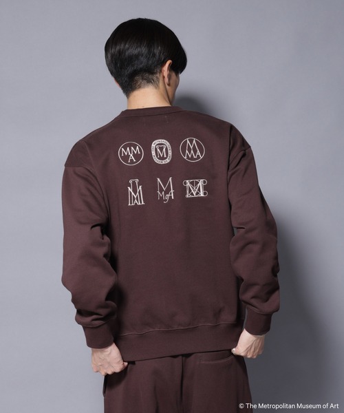 セール】「The Met」ロゴ×アーカイブロゴ刺繍スウェット(セットアップ