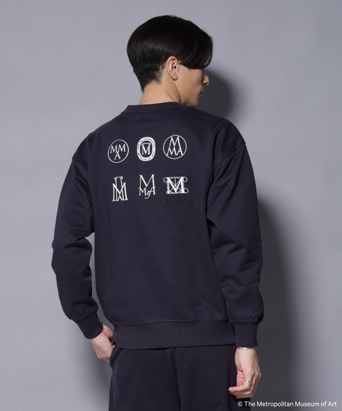 セール】「The Met」ロゴ×アーカイブロゴ刺繍スウェット(セットアップ