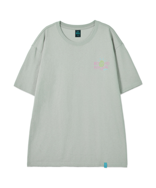 ASTRAL PROJECTION（アストラルプロジェクション）の「[ビヨンドフィジカル]コットンルーズフィット半袖Tシャツ_ダスティミント（Tシャツ/カットソー・メンズ・その他・LARGE/MEDIUM/X-LARGE/XX-LARGE）」の2枚目の写真