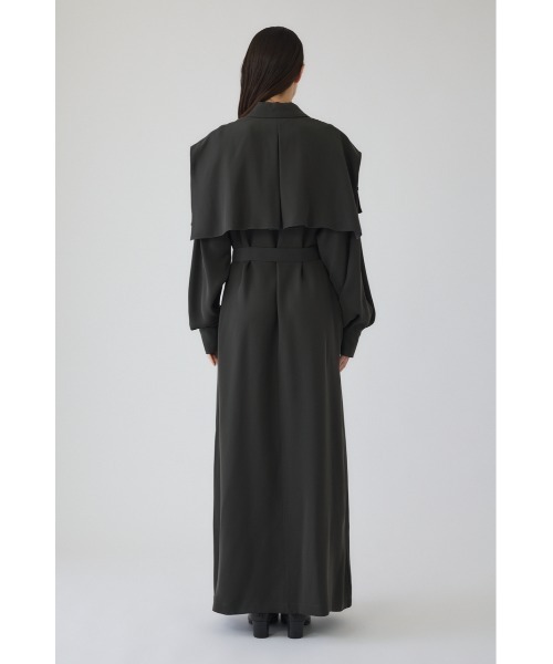 RIM.ARK(リムアーク)の「Trench OP トレンチワンピース(ワンピース・レディース・ブラック/ダークグリーン・36/38)」の13枚目の写真