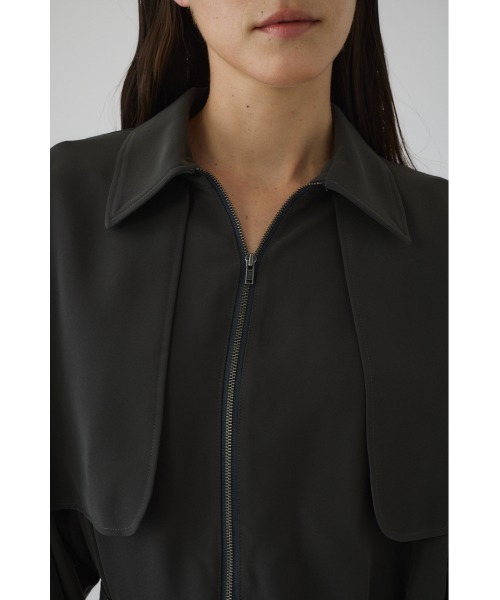 RIM.ARK(リムアーク)の「Trench OP トレンチワンピース(ワンピース・レディース・ブラック/ダークグリーン・36/38)」の14枚目の写真