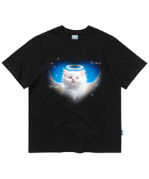 Video Jockey | 天使猫Tシャツ[ブラック](Tシャツ/カットソー)