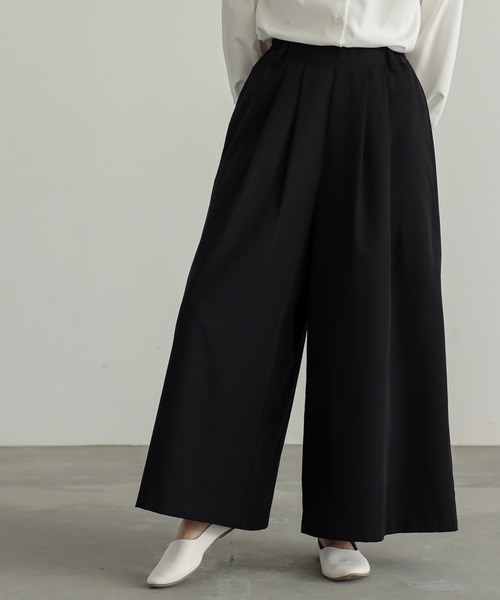 n'OrLABEL（ノアールレーベル）の「【セットアップ対応】『ボリュームワイドパンツ』（その他パンツ・レディース・グレー/ブラック・1/2）」の8枚目の写真