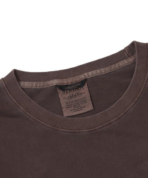 STIGMA（スティグマ）の「PIGMENT ML LONG SLEEVES BROWN（Tシャツ/カットソー・メンズ・その他・LARGE/X-LARGE/MEDIUM）」の3枚目の写真