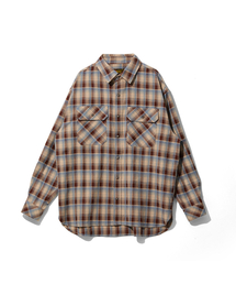 OGARP（オガープ）の「Concho Oversized Check Shirts Bluebrown（シャツ/ブラウス）」
