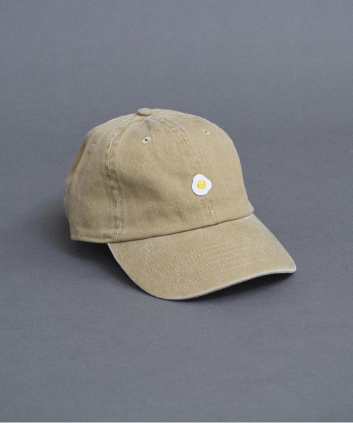 I am I in fact...(アイアムアイインファクト)の「goodmorning キャップ(キャップ・レディース・ブラック/カーキ/オレンジ・FREE)」の1枚目の写真