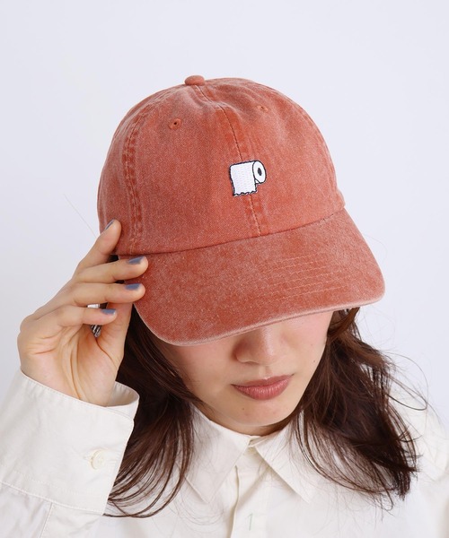 I am I in fact...(アイアムアイインファクト)の「goodmorning キャップ(キャップ・レディース・ブラック/カーキ/オレンジ・FREE)」の3枚目の写真