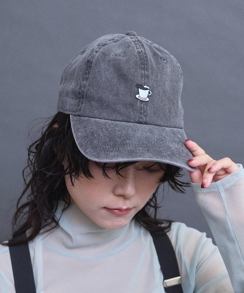 I am I in fact...(アイアムアイインファクト)の「goodmorning キャップ(キャップ・レディース・ブラック/カーキ/オレンジ・FREE)」の20枚目の写真