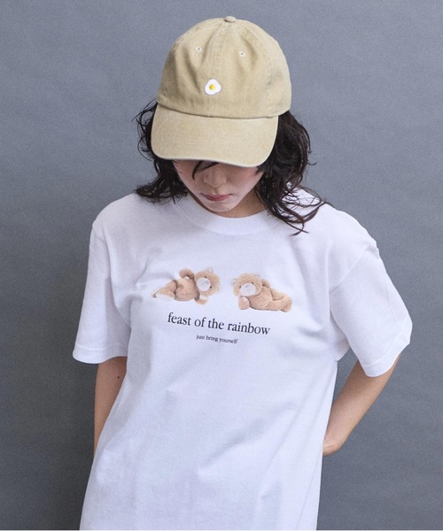 I am I in fact...(アイアムアイインファクト)の「goodmorning キャップ(キャップ・レディース・ブラック/カーキ/オレンジ・FREE)」の7枚目の写真