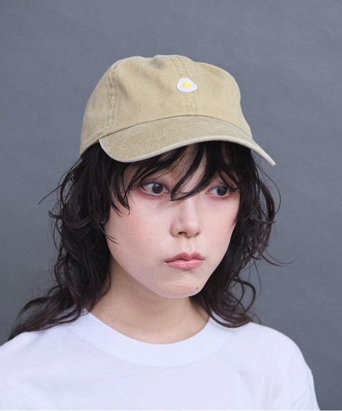 I am I in fact...(アイアムアイインファクト)の「goodmorning キャップ(キャップ・レディース・ブラック/カーキ/オレンジ・FREE)」の12枚目の写真