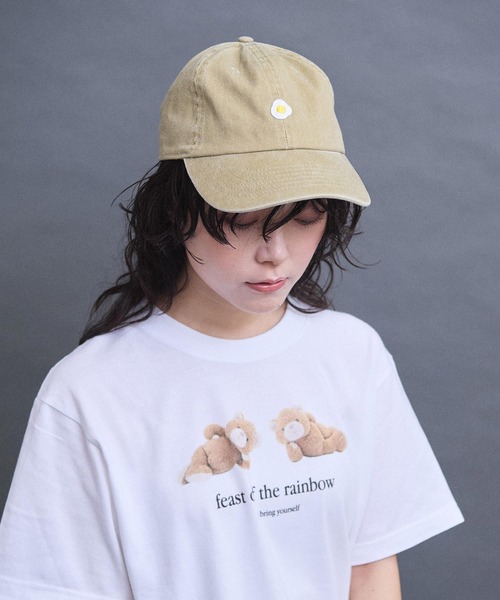 I am I in fact...(アイアムアイインファクト)の「goodmorning キャップ(キャップ・レディース・ブラック/カーキ/オレンジ・FREE)」の13枚目の写真