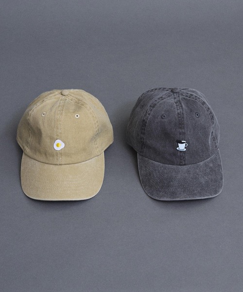 I am I in fact...(アイアムアイインファクト)の「goodmorning キャップ(キャップ・レディース・ブラック/カーキ/オレンジ・FREE)」の4枚目の写真