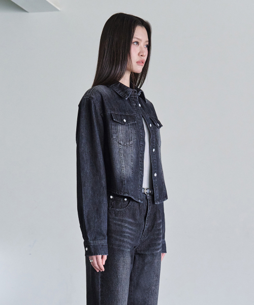 DECET WOMEN（デケット ウーマン）の「クロップドデニムシャツ DCWSH001BlackA（シャツ/ブラウス・レディース・その他・SMALL/MEDIUM）」の21枚目の写真
