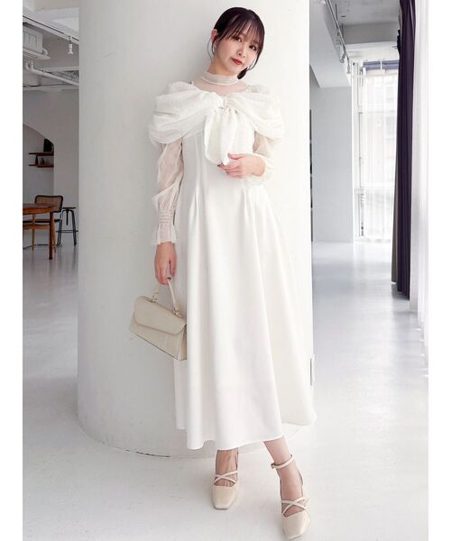 セール】ビッグリボンドレス（ドレス）｜dazzlin（ダズリン）の