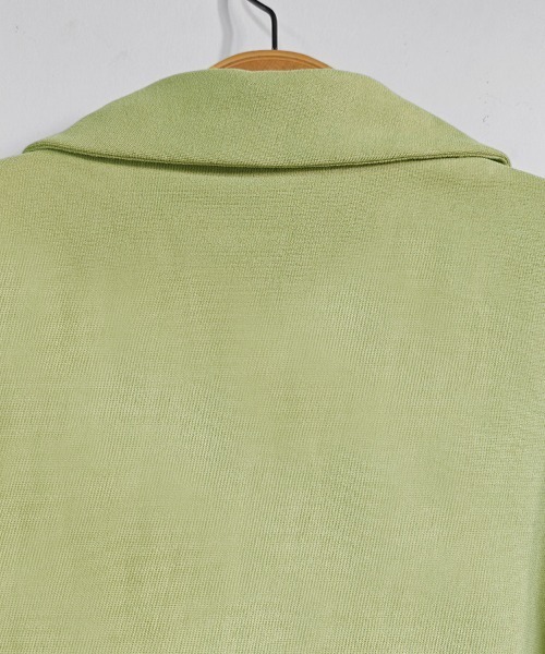 ONEP STAR(ワンピスター)の「ストライプデザインレイヤードシャツ(シャツ/ブラウス・レディース・グリーン・X-LARGE/LARGE/MEDIUM)」の5枚目の写真