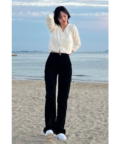 VERSE ONE(バースワン)の「EMBROIDERED LOGO CARDIGAN IVORY(NEW)(カーディガン/ボレロ・レディース・その他・SMALL/MEDIUM)」の15枚目の写真