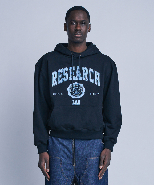 FDR(エフディーアール)の「Vintage Crack Arch Logo_Black(パーカー・メンズ・その他・LARGE/MEDIUM/SMALL)」の1枚目の写真