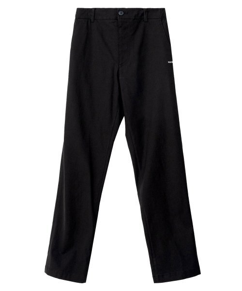 Cotton twin side line zipper pants (camo)