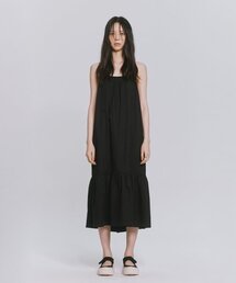 MONOPHOBIA（モノフォビア）の「RELAXED COTTON MAXI DRESS BLACK（ワンピース）」