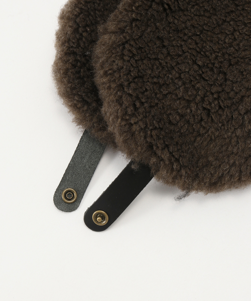 Spick & Span（スピックアンドスパン）の「tocit /トチエット Trapper（ニットキャップ/ビーニー・レディース・ブラウン・FREE）」の4枚目の写真