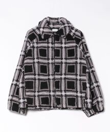 BROWNY | BROWNY/ボアチェックブルゾン(ブルゾン)