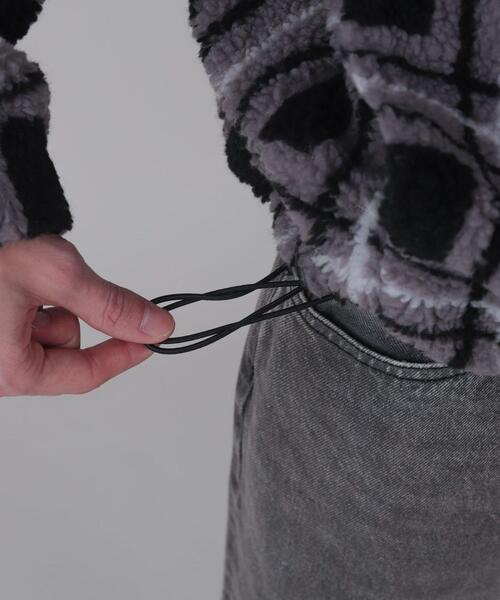 BROWNY（ブラウニー）の「BROWNY/ボアチェックブルゾン（ブルゾン・メンズ・その他2/その他1・LARGE/MEDIUM）」の3枚目の写真