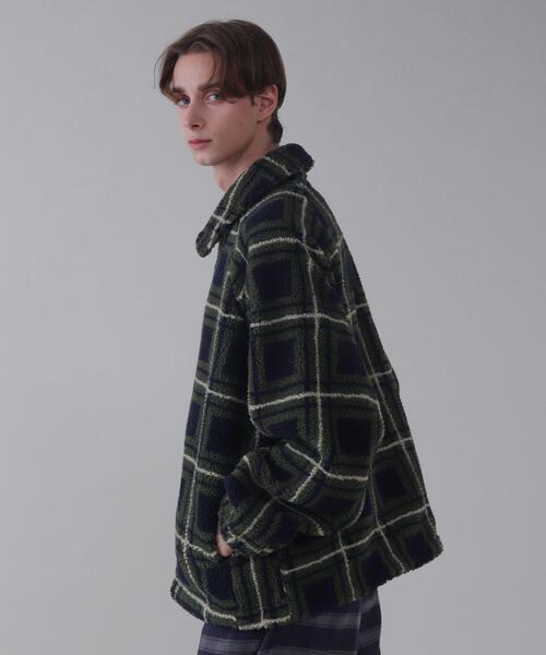 BROWNY（ブラウニー）の「BROWNY/ボアチェックブルゾン（ブルゾン・メンズ・その他2/その他1・LARGE/MEDIUM）」の5枚目の写真