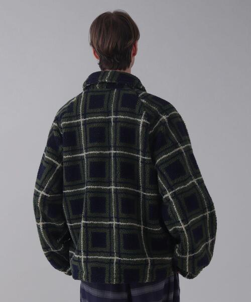 BROWNY（ブラウニー）の「BROWNY/ボアチェックブルゾン（ブルゾン・メンズ・その他2/その他1・LARGE/MEDIUM）」の6枚目の写真