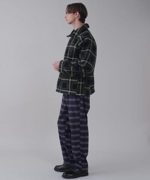 BROWNY（ブラウニー）の「BROWNY/ボアチェックブルゾン（ブルゾン・メンズ・その他2/その他1・LARGE/MEDIUM）」の9枚目の写真