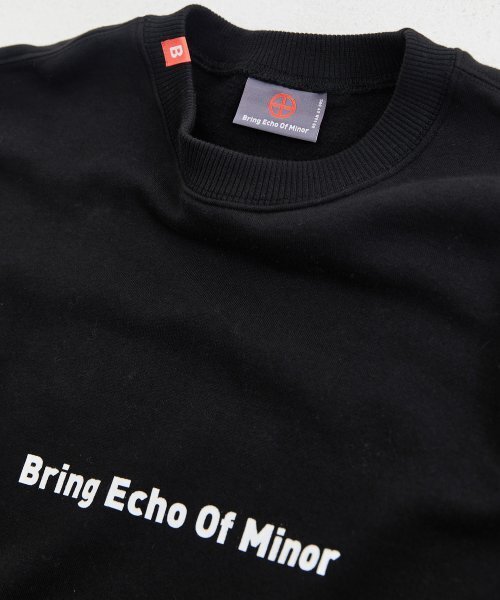 BEOM（ボム）の「EX オーバーサイズ 裏毛 ドリッピング スウェットシャツ/ブラック（スウェット・メンズ・その他・LARGE/MEDIUM/SMALL）」の5枚目の写真