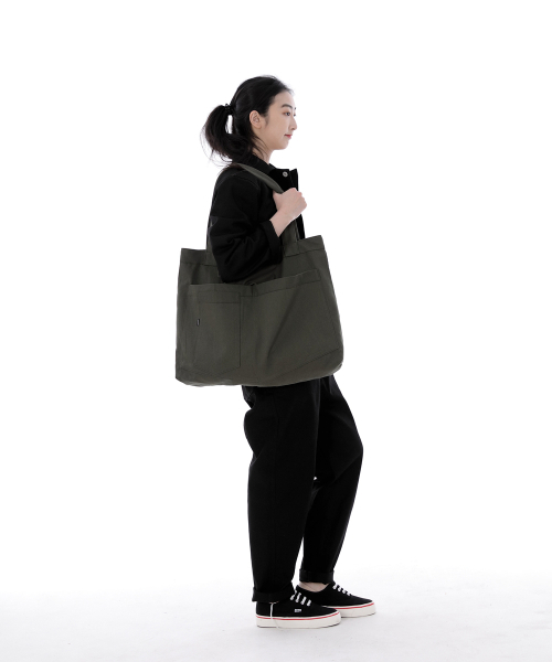 SAINTCREW（セントクルー）の「シティボーイ メガビッグショルダーバッグ CBM-110 カーキ（エコバッグ/サブバッグ・メンズ・その他・フリー）」の8枚目の写真