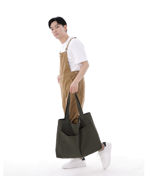 SAINTCREW（セントクルー）の「シティボーイ メガビッグショルダーバッグ CBM-110 カーキ（エコバッグ/サブバッグ・メンズ・その他・フリー）」の12枚目の写真