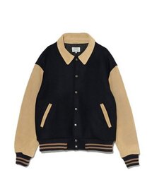 BRUMAN（ブルーマン）の「Varsity Jacket (Sand)（スタジャン）」