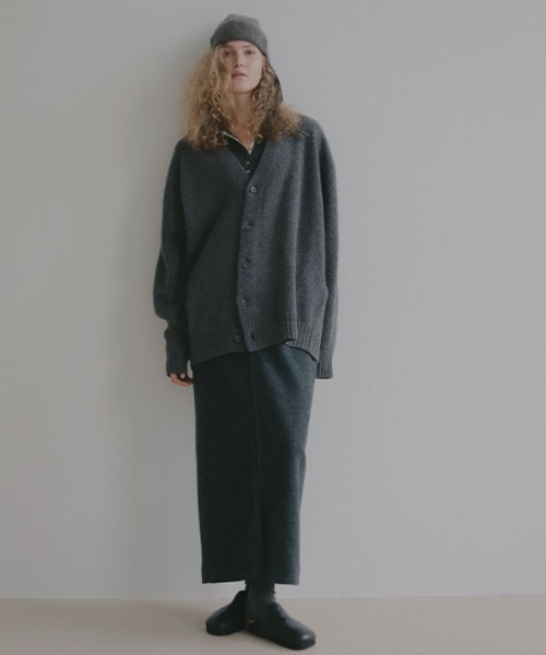 ETRE TOKYO（エトレトウキョウ）の「ダブルジップIラインロングスカート（スカート・レディース・ワイン/グレー・S/M）」の12枚目の写真