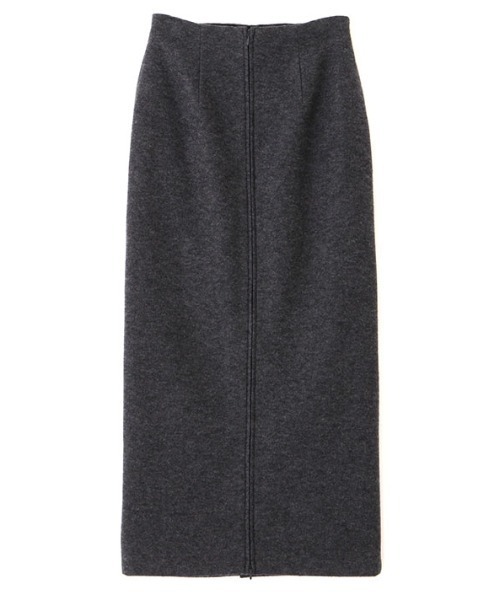 ETRE TOKYO（エトレトウキョウ）の「ダブルジップIラインロングスカート（スカート・レディース・ワイン/グレー・S/M）」の17枚目の写真