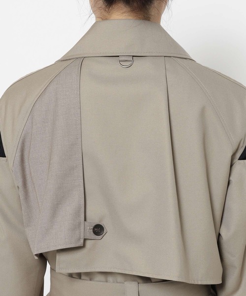 HARE(ハレ)の「サイコウチクトレンチコート(HARE)(トレンチコート・レディース・ベージュ/ブラック・FREE)」の13枚目の写真